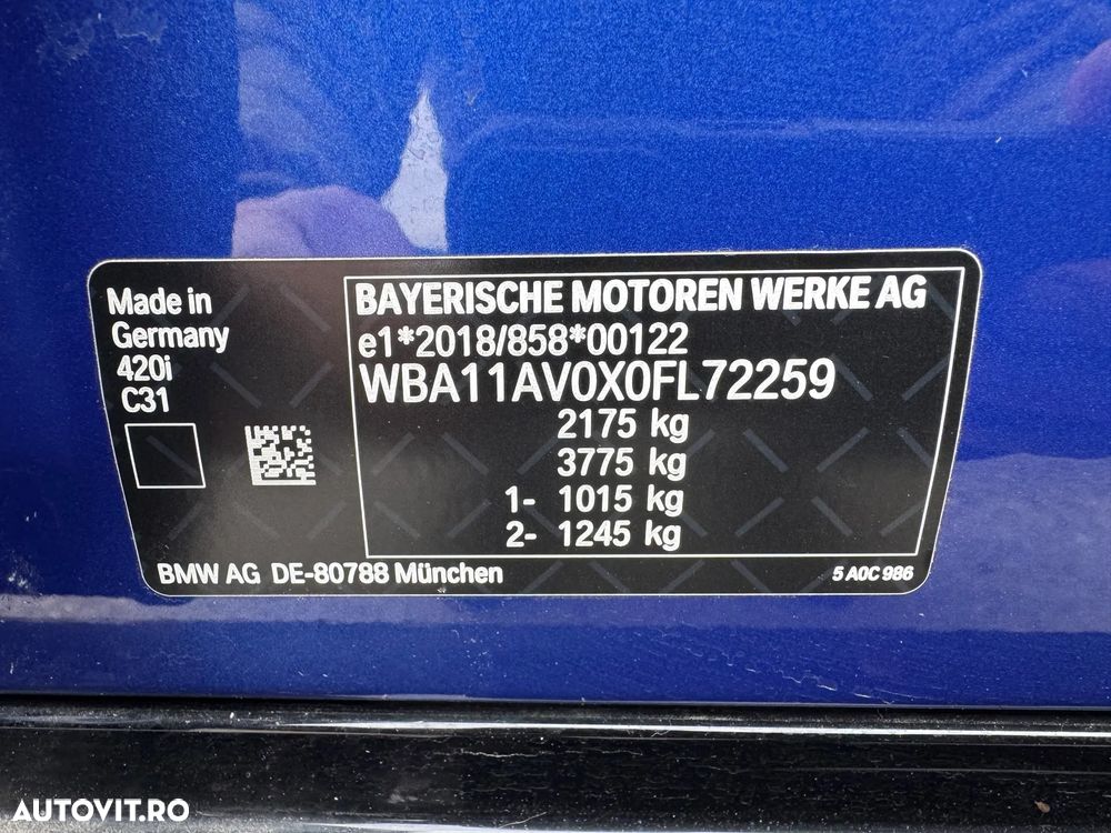 BMW Seria 4 420i Gran Coupe Sport-Aut. M Sport - 40