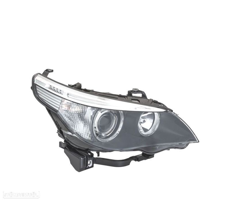FAROL ESQ BI-XENON BMW E60 03-07 NÃO DIRECCIONAL - 1