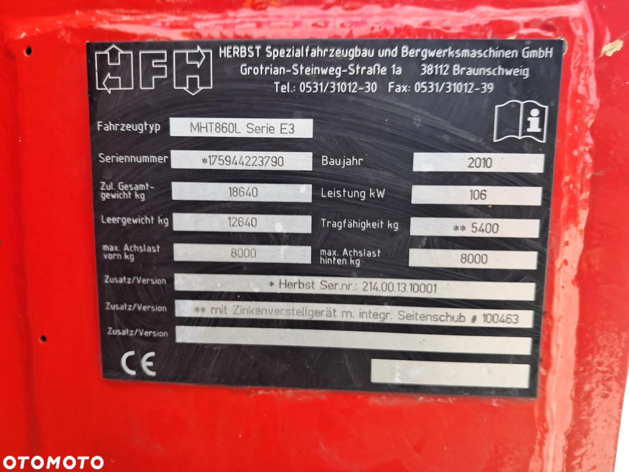 Manitou MHT 860 L - 9