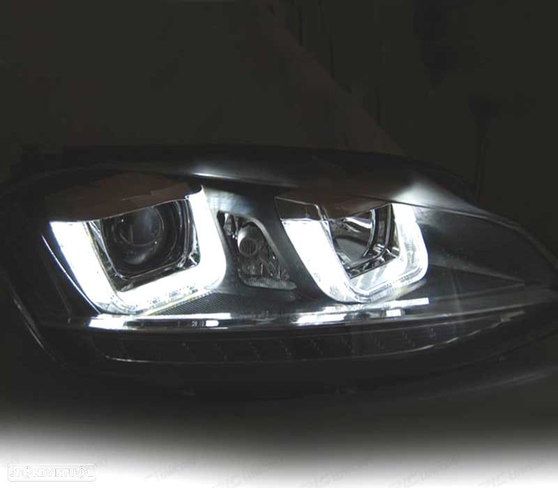 FARÓIS FRONTAIS VOLKSWAGEN VW GOLF 7 12-17 LOOK GTI FULL LED - 2