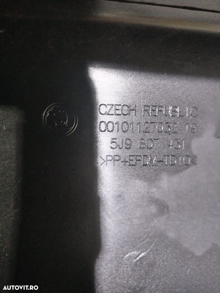 Bara spate Skoda Fabia 2, Kombi, 2007, 2008, 2009, 2010, 2011, 2012, 2013, cod origine OE 5J9807431. 10096 - 15