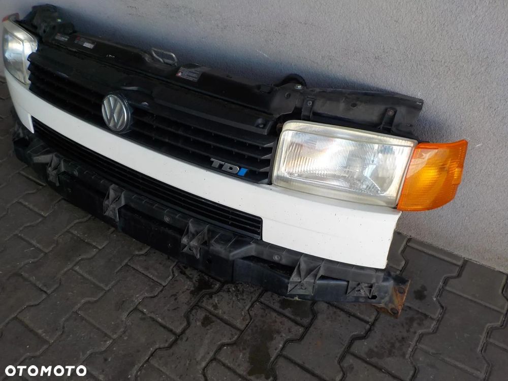 VW T4 96- PRZÓD GRILL WZMOCNIENIE PAS PRZEDNI BIAŁY - 3