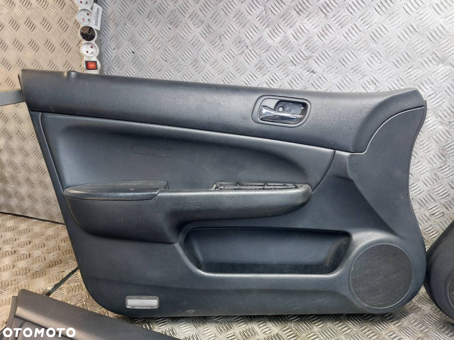 BOCZEK BOCZKI DRZWI KOMPLET HONDA ACCORD VII SEDAN CZARNA SKÓRA - 2