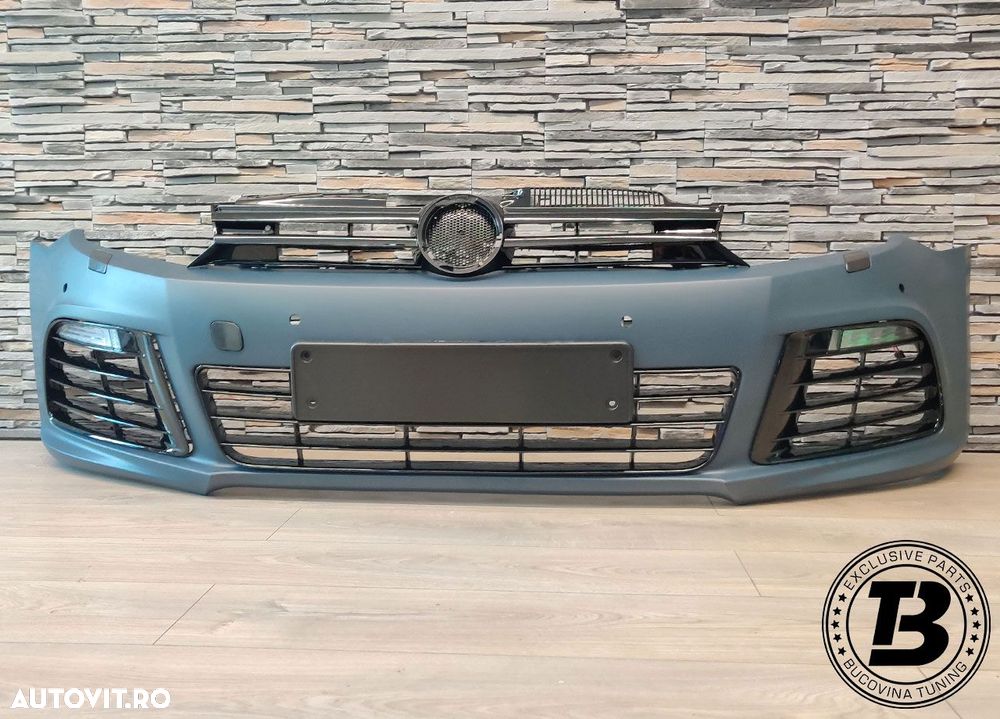 Bara Fata compatibila cu VW Golf 6 R20 Design pt Senzori Parcare - 3