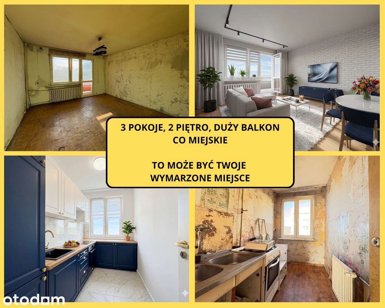3 pokoje | Świetny układ | Duży balkon | Najlepsza lokalizacja