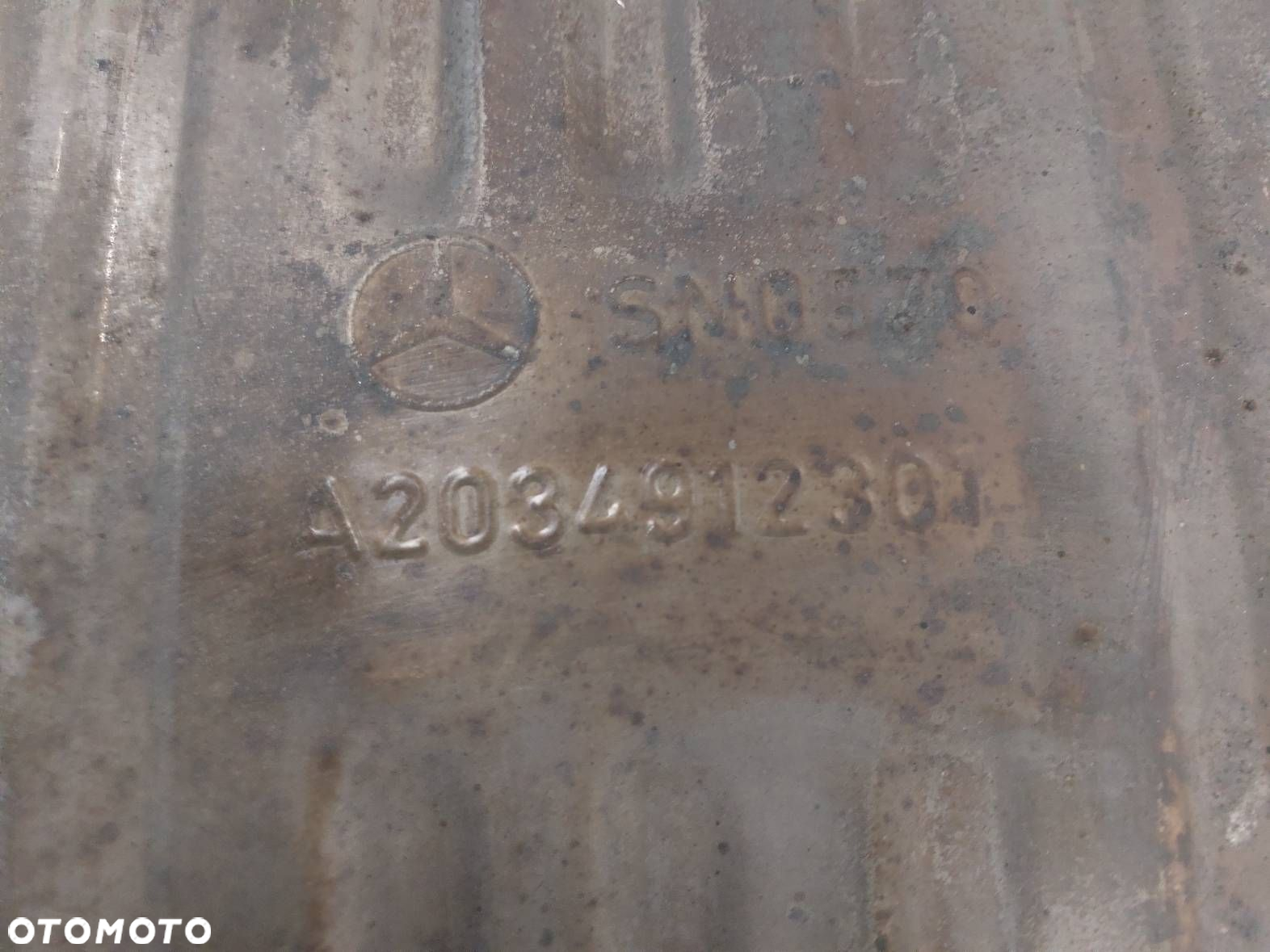 TŁUMIK WYDECH ŚRODKOWY + KOŃCOWY MERCEDES-BENZ W203 C180 A2034912301 - 2
