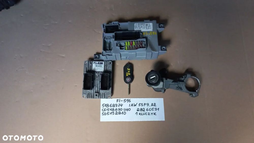 FIAT ALFA ROMEO KOMPUTER SILNIKA KOMPUTER SKRZYNI BIEGÓW ZESTAW STARTOWY - 13