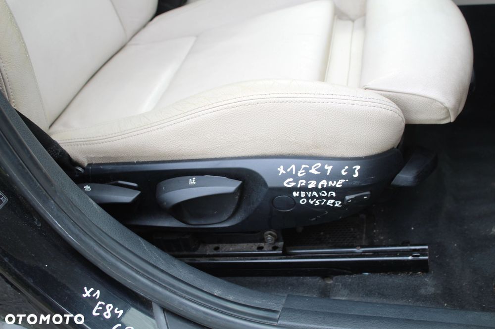 FOTEL PRAWY SKÓRA NEVADA OYSTER GRZANY BMW X1 E84 - 5