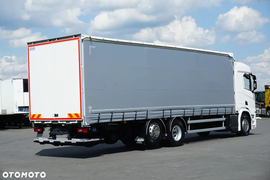 Scania R 410 / ACC / E 6  / FIRANKA + WINDA / DŁ. 9,5 M / 23 PALETY / RETARDER - 5