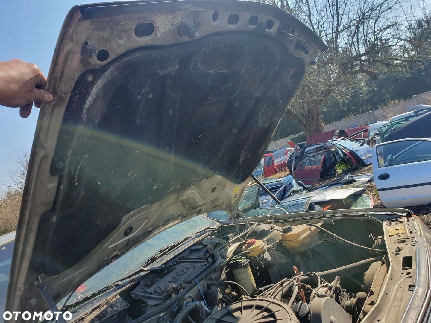 maska pokrywa silnika AUDI 100 cygaro C3 kwadraciak 1.8 b ZDROWA - 2