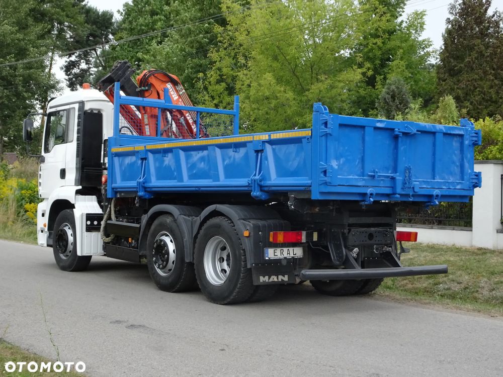 MAN TGA 26.410 Wywrotka 6x2 Kipper HDS ATLAS 120,2E Oś Skrętna - 6
