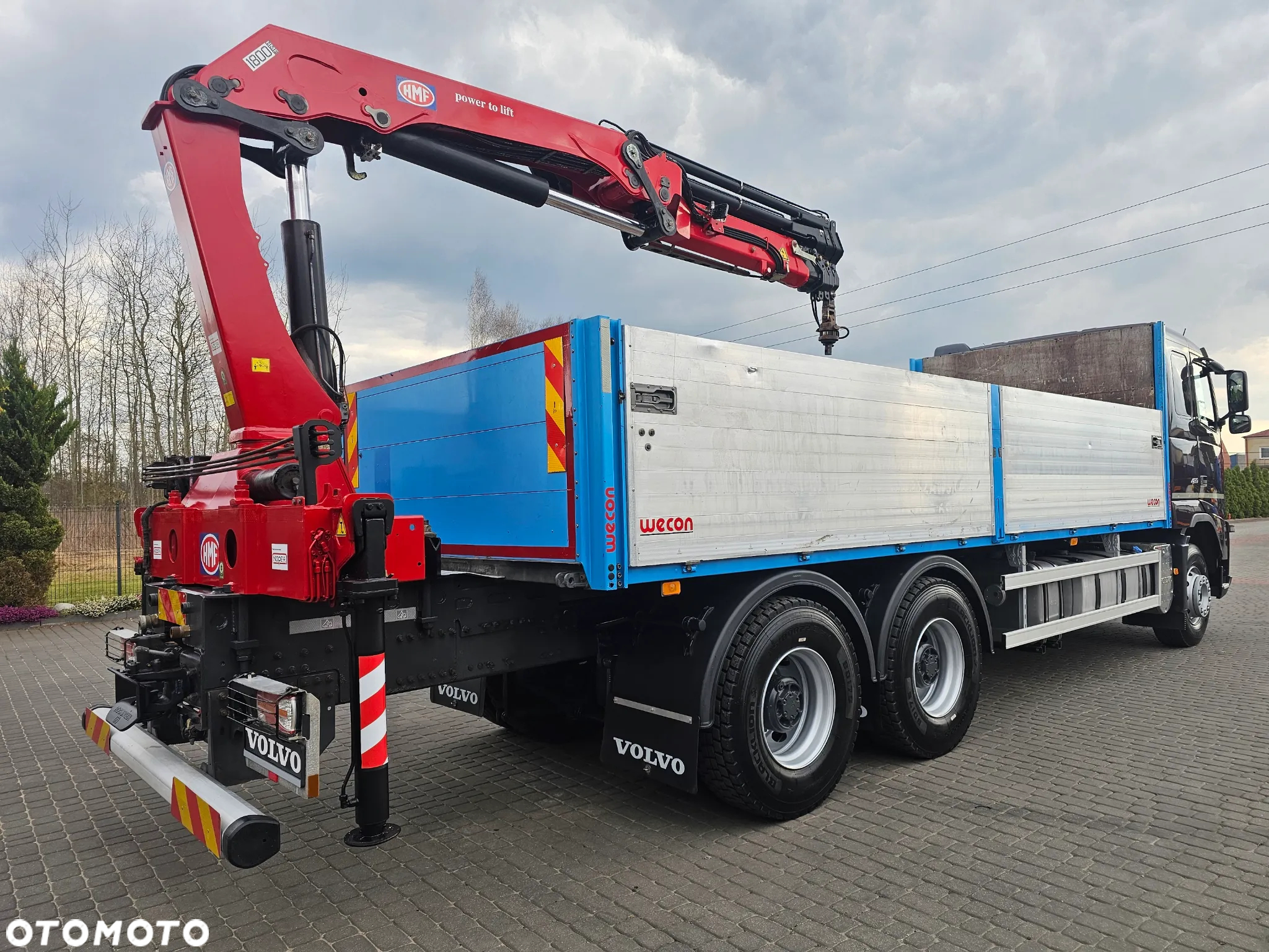 Volvo FH 420 6X4+HDS HMF18000 12,5m Składany w Z - 11