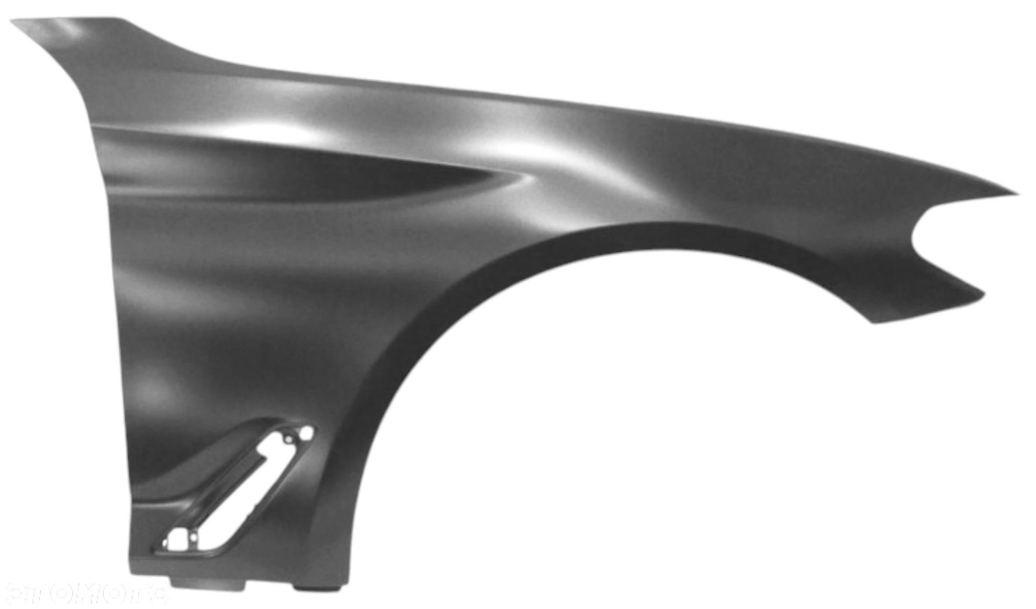BLOTNIK przedni PRAWY Aluminium BMW 5 G30 G31 2017- 41007443688 - 3