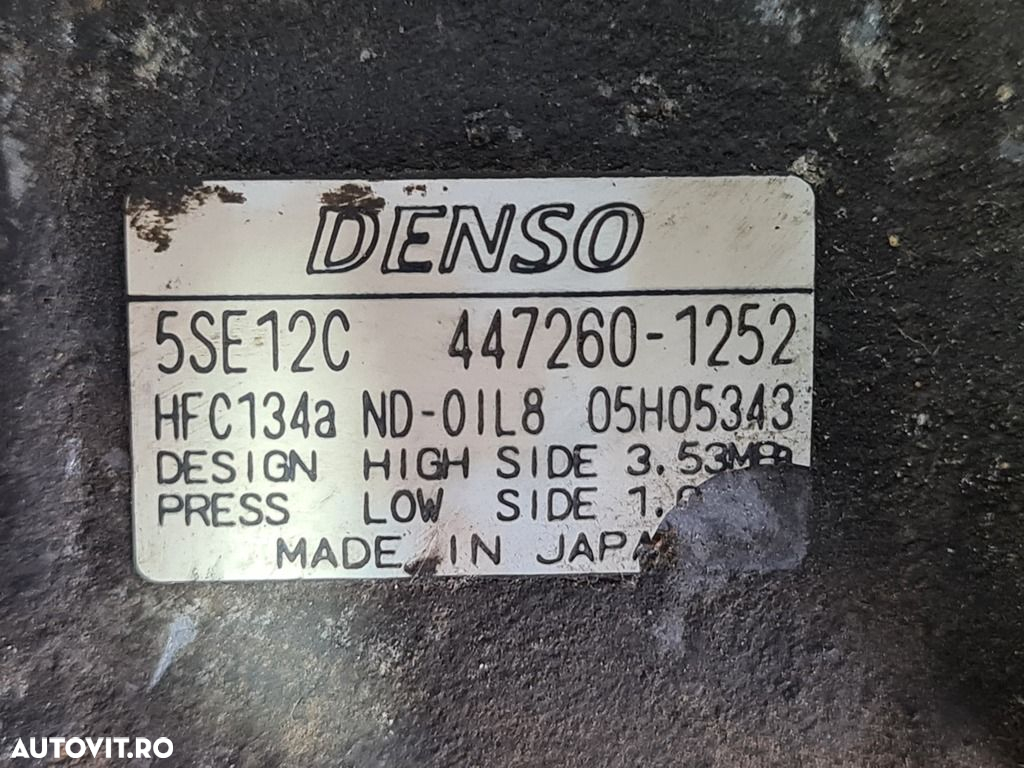 Compresor clima Toyota RAV 4 III 2.2 D - 4D 177cp 2005 - 2009 2AD - FHV (470) 4472601252 - 4