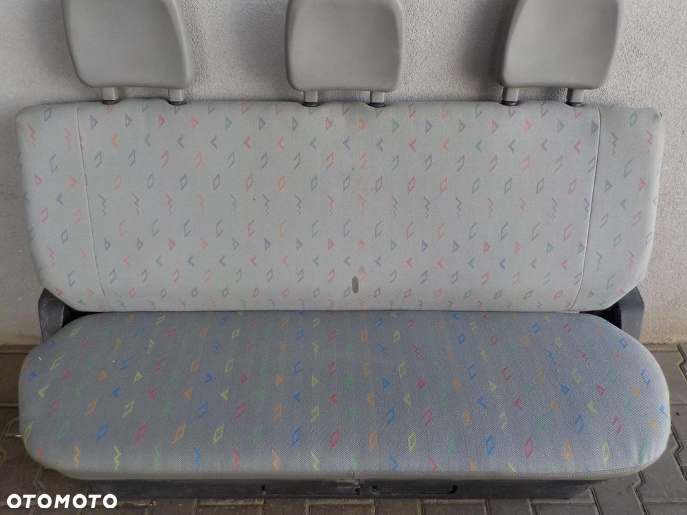 VW T4 DOKA DUBELKABINA FOTEL KANAPA ŁAWKA TYŁ - 4