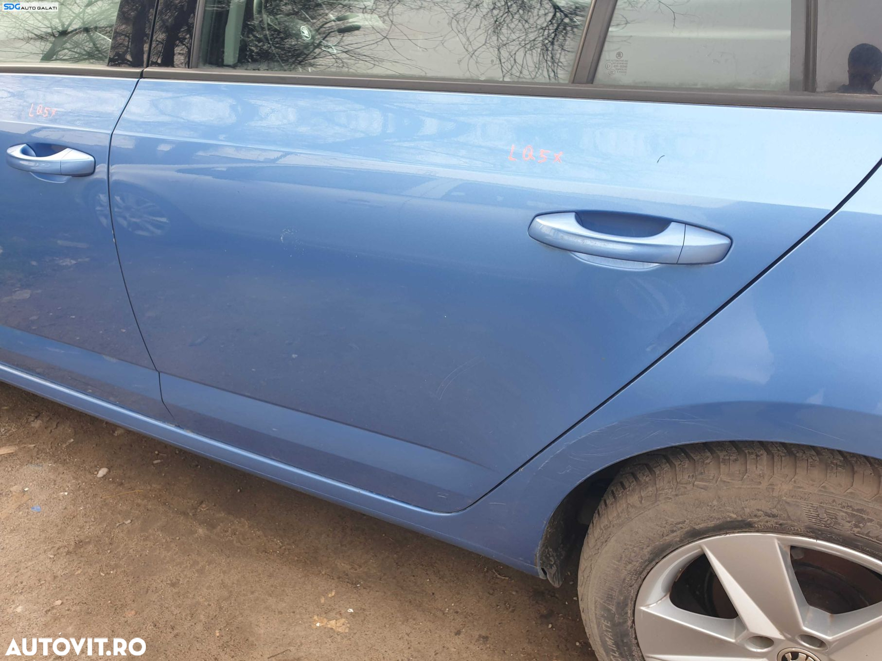 Usa Usi Portiera Portiere Stanga Spate Skoda Octavia 3 Break Combi 2013 - 2020 Culoare LQ5X [K3557] - 3