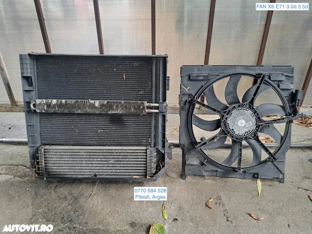 Bmw X6 E71 3.0d 3.5d Set complet radiatoare , Electroventilator GMW - 1