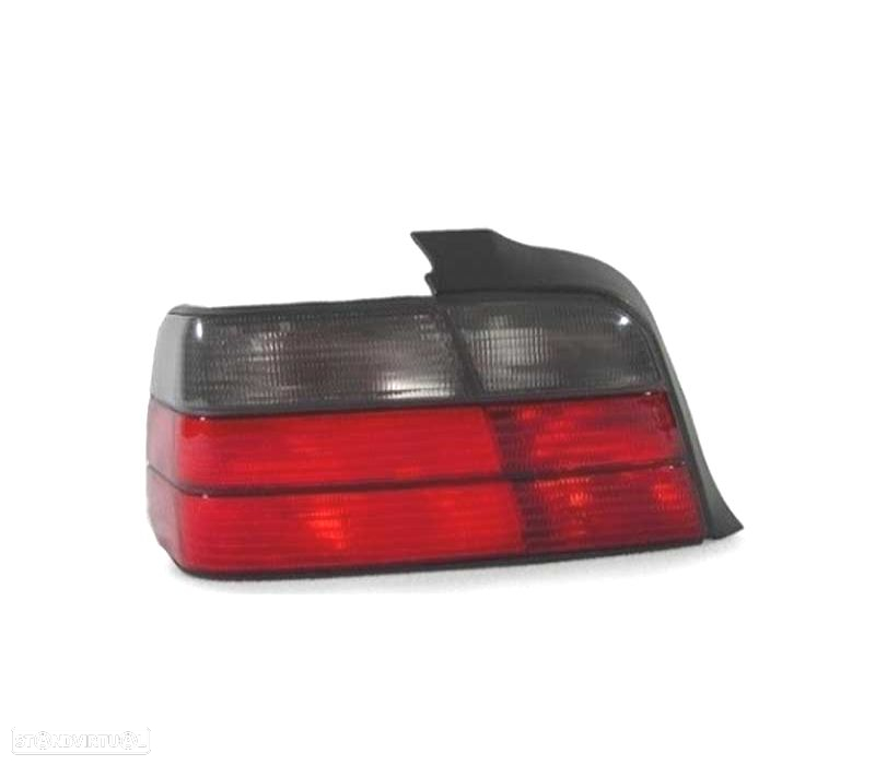 FAROLINS TRASEIROS BMW E36 LOOK M3 ESCURECIDO VERMELHO SEDAN 90-97 - 3