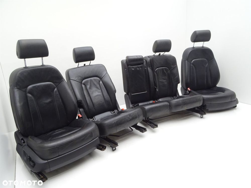 Komplet foteli przód tył kanapa skóra 8e0881106ca audi q7 4l - 4