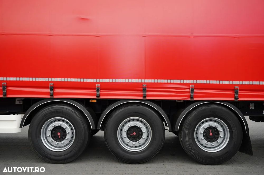 Wielton / CORTINĂ STANDARD / REMORCA DIN OȚEL - 9 M / AXĂ CULISANTĂ / ACOPERIȘ CULISANT / SAF / - 27