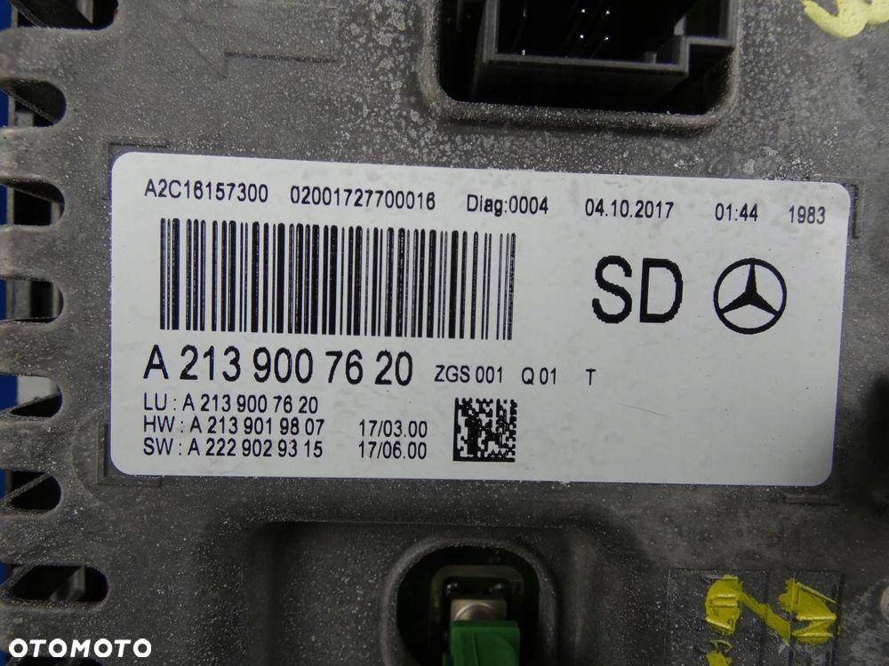 MERCEDES E KLASA W213 MONITOR WYŚWIETLACZ EKRAN RADIA NAWIGACJI - ANGLIK - 4