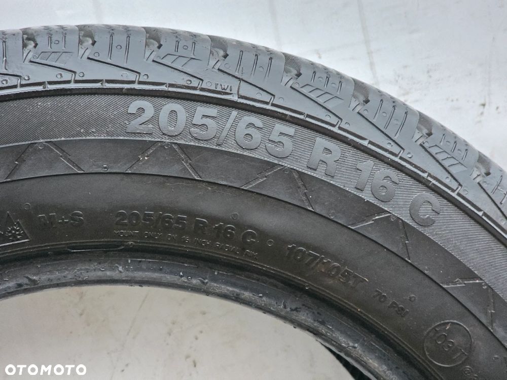 1 X OPONA CONTINENTAL VANCOWINTER 2 205/65R16C 6mm ZIMOWA - 6