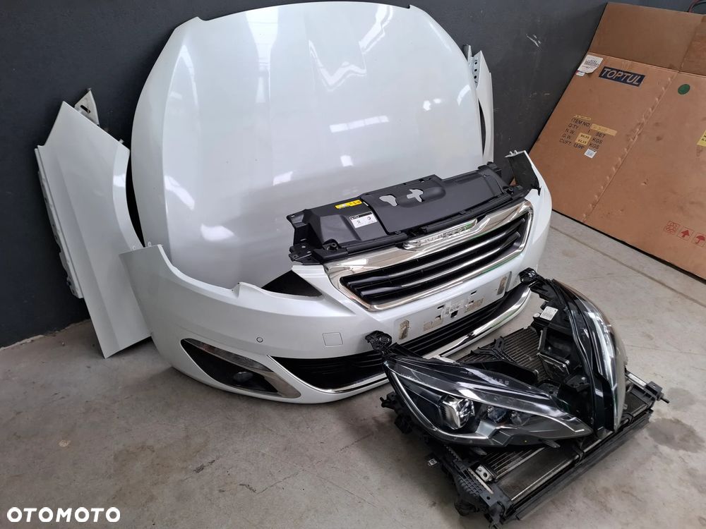 PEUGEOT 308 T9 KOMPLETNY PRZÓD KWED MASKA LAMPA BLOTNIK PRAWY ZDERZAK - 2