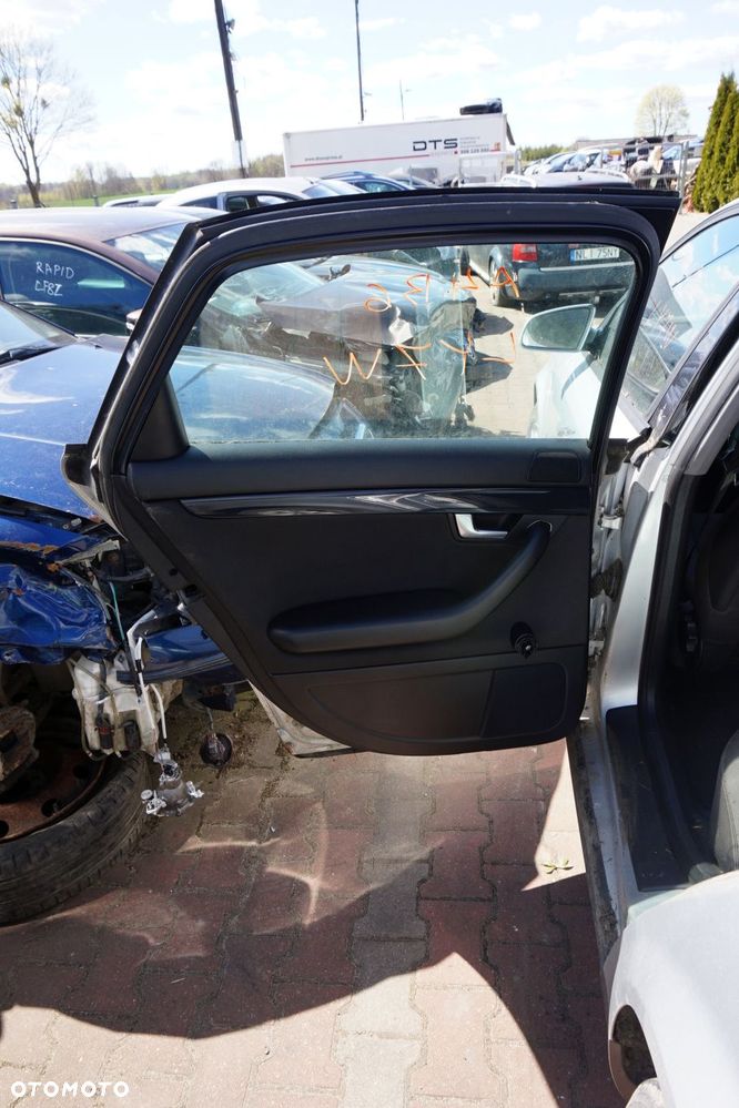 DRZWI TYLNE LEWE A4 B6 SEDAN LY7W  SREBRNY AUDI 2000-2006 - 8