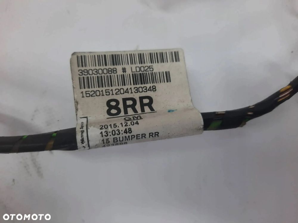 WIĄZKA INSTALACJA ZDERZAKA TYLNEGO PDC OPEL ASTRA K 39030088 - 5