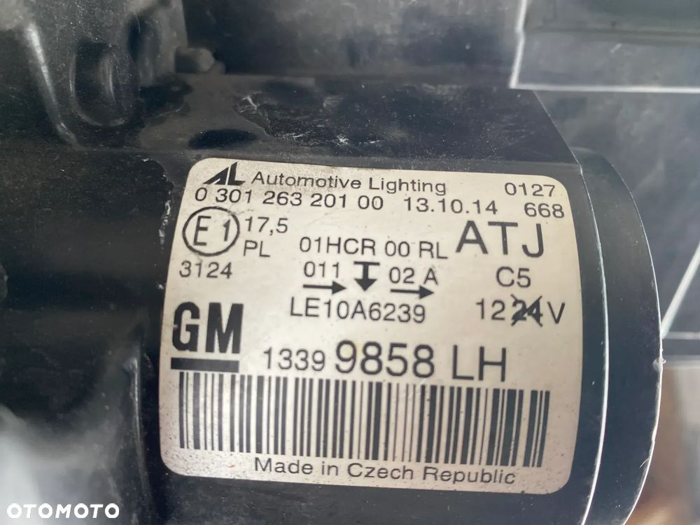 lampa zafira c przed liftem lewa eu cała - 4