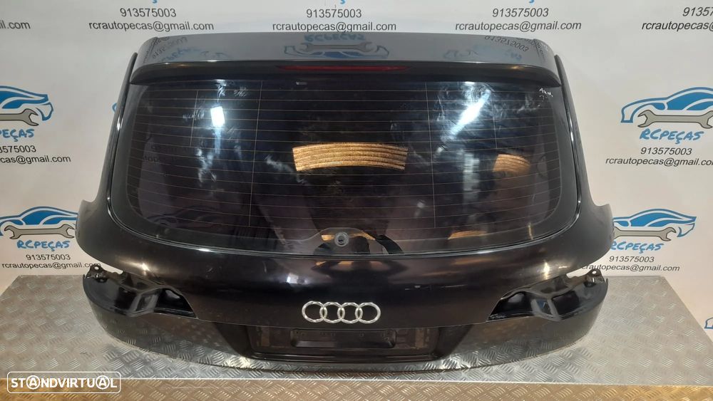 PORTA TAMPA MALA ELÉTRICA ORIGINAL AUDI Q7 4LB  FECHO PUXADOR VIDRO 3° STOP AILERON ALERON SPOILER LIP - 4