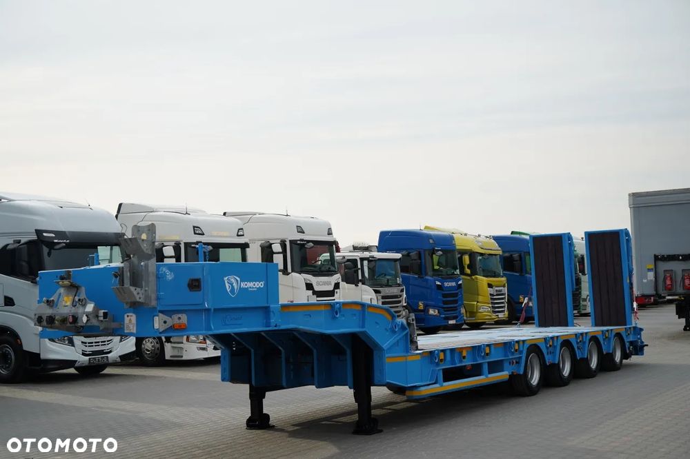 Inny KOMODO / KMD4 / NACZEPA LAWETA / NISKOPODWOZIE / OSIE SKRĘTNE / OŚ PODNOSZONA / NAJAZDY HYDRAULICZNE / - 2