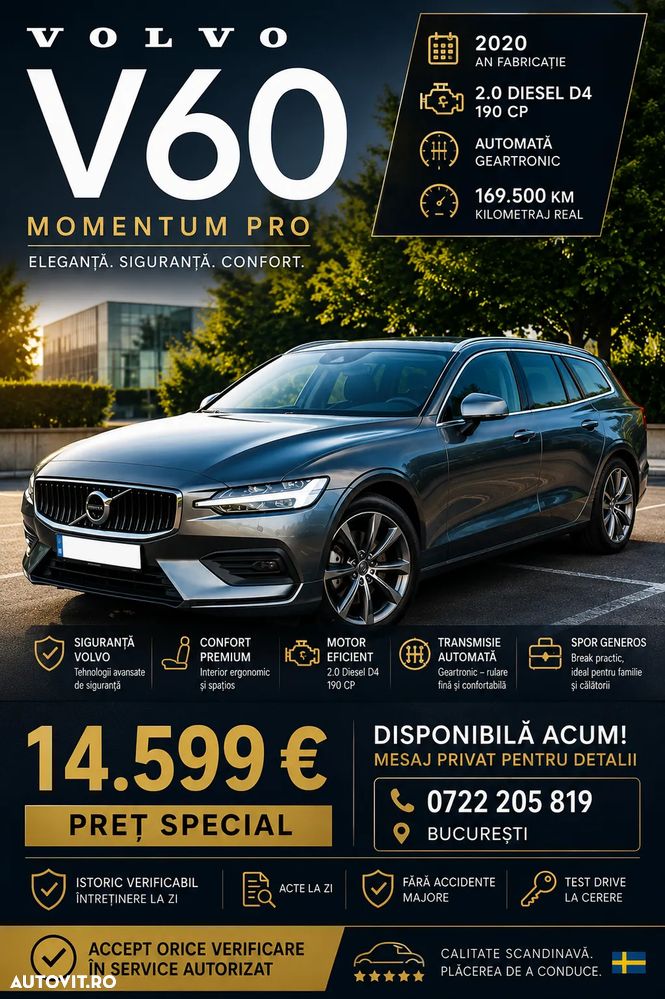 Volvo V60 D4 Geartronic Momentum Pro - 10