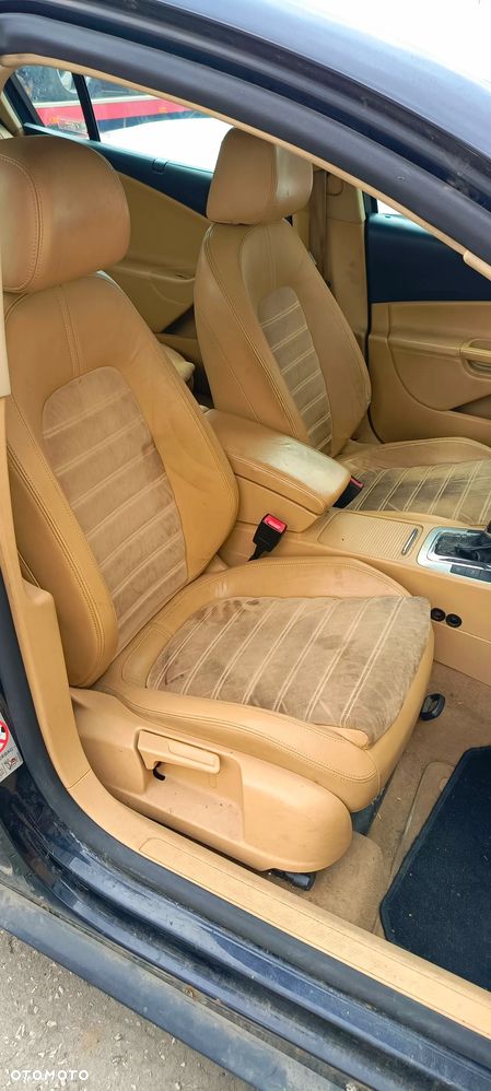 FOTEL FOTELE VW PASSAT B6 SEDAN SKORA ALCANTARA MONITORY - 9