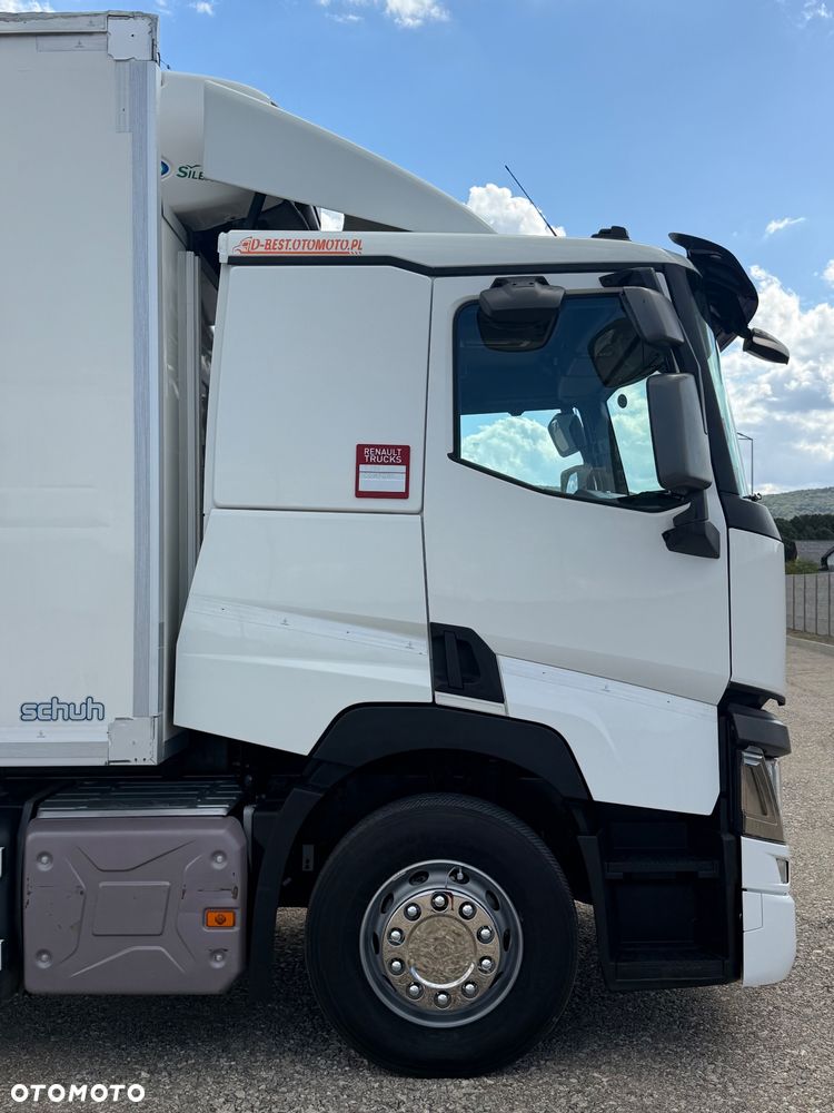 Renault T380 / CHŁODNIA / DRZWI-WINDA / 18 EUROPALET / AUTOMAT / SYPIALKA / CARRIER / 410 TYŚ KM / SPROWADZONA - 11