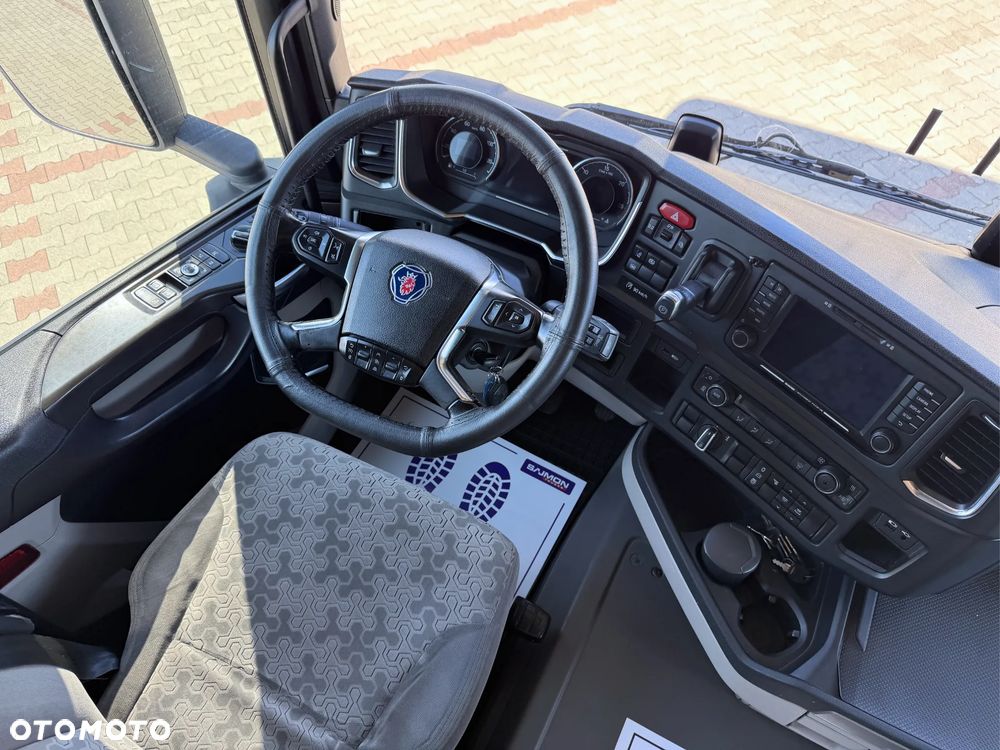 Scania R410 / ZESTAW TANDEM 120 M3 / PRZEJAZDOWY / 7,75 M + 7,75 M / SALON PL - 6