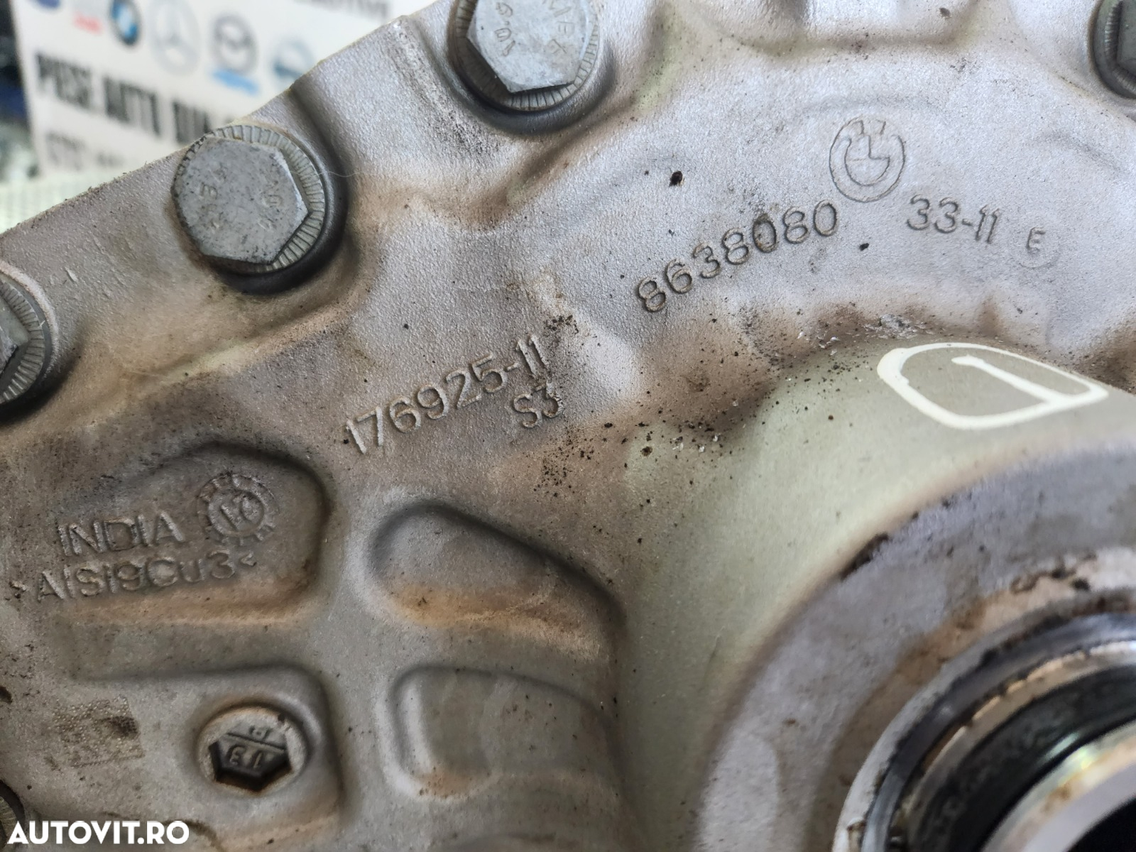 Grup Diferential Fata Nou Sub 1.000 Km Bmw M 4.4 I V8 Euro 6 Motor S68 S63 S58 G11 G12 G05 G06 G07 G30 G31 Cod 8638080 Carcasa Lovita La Demontare - 4