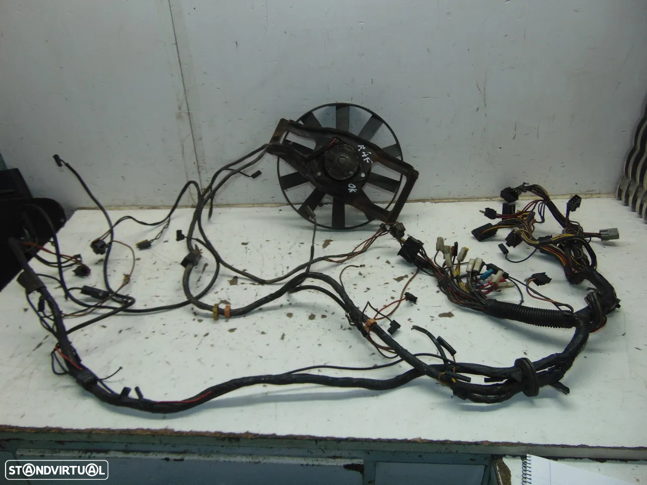 Renault 4F cablagem tablier/Termoventilador - 10