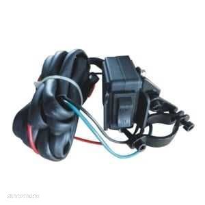 Troliu electric Atv Macon 4500lbs (2041KG) 12V cablu sintetic 14m - 5