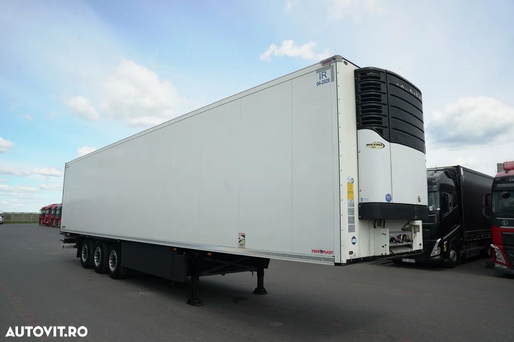 Schmitz Cargobull CAMION FRIGORIFER / TRANSPORT MAXIMA 1300 / AXĂ RIDICATĂ / COȘ PENTRU PALEȚI - 7