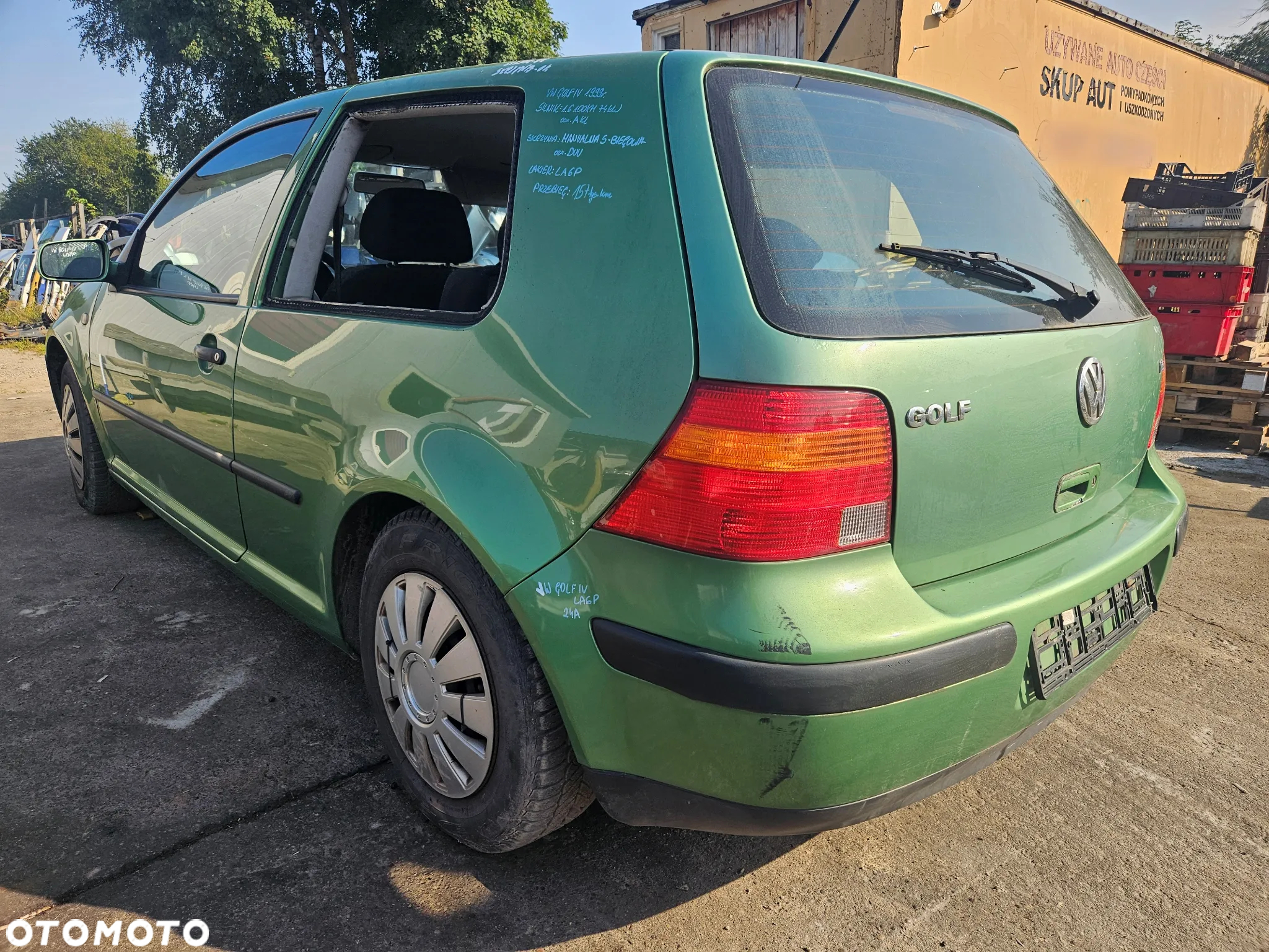 VW GOLF IV DRZWI PRAWY PRZÓD PRAWE PRZEDNIE LA6P - 17