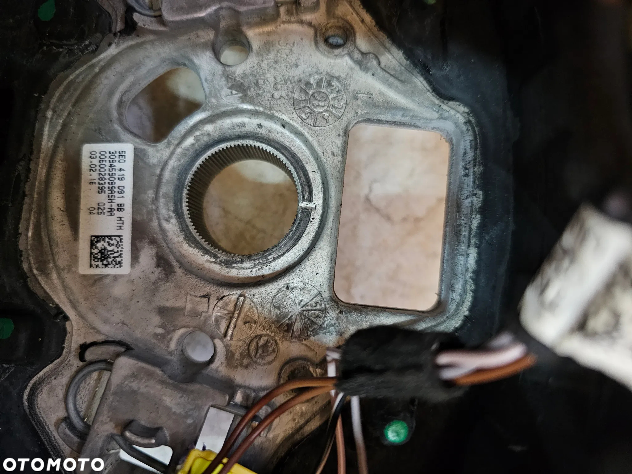 KIEROWNICA TRÓJRAMIENNA SKÓRA MULTIFUNKCJA ŚCIĘTA SKODA OCTAVIA 3 VRS RS 5E0419091BB - 4