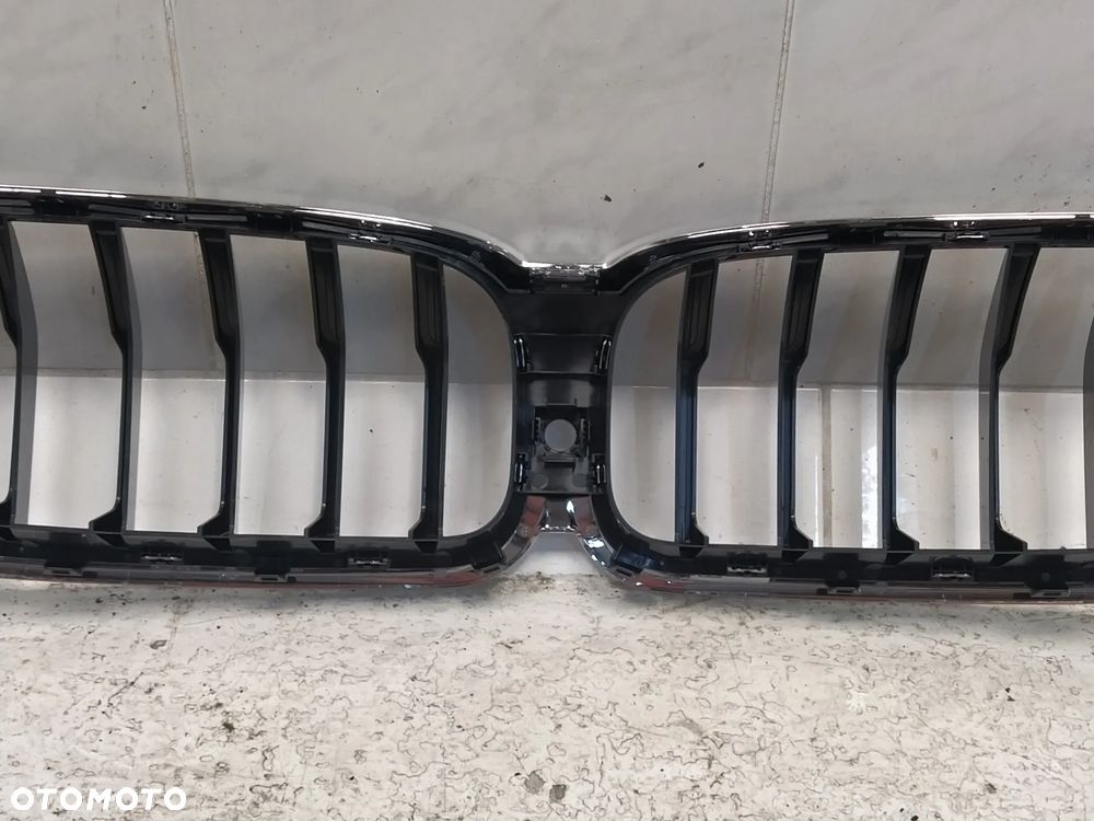 BMW 8 G14 G15 GRILL ATRAPA CHŁODNICY KRATKA NERKA KAMERA CZARNY POŁYSK CHROM NOWY ORYGINAŁ - 11