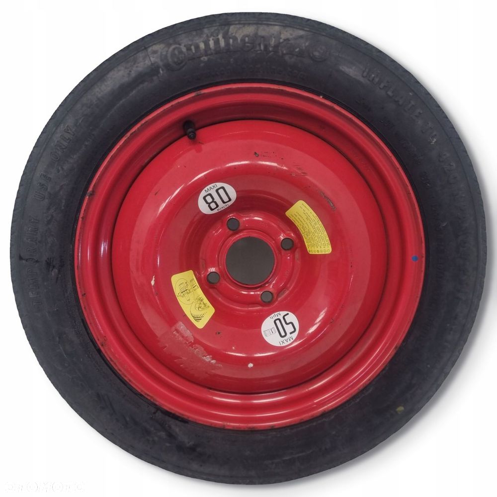 KOŁO DOJAZDOWE Peugeot 207 308 dojazdówka 125/85 R16 4x108 Citroen C4 II - 1
