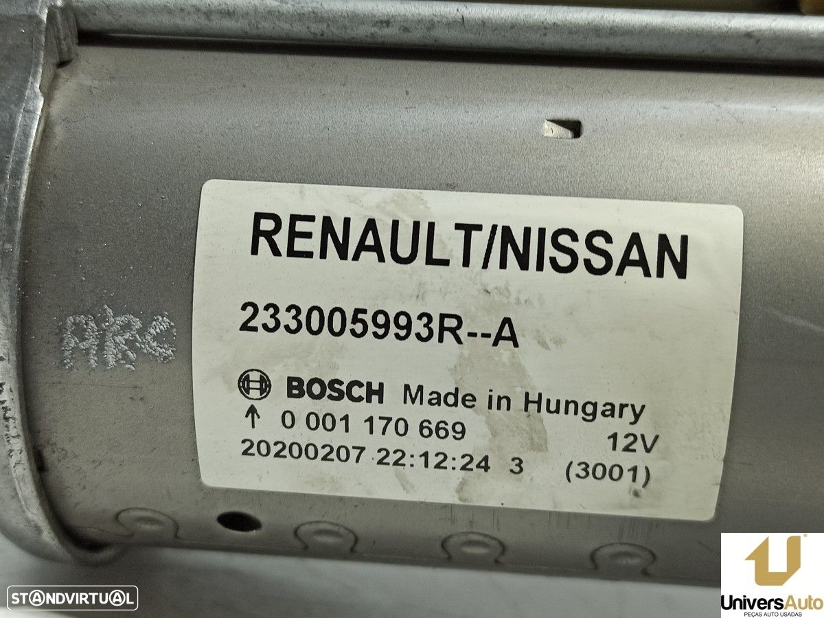 MOTOR DE ARRANQUE RENAULT CLIO V EXPERIENCE - 2