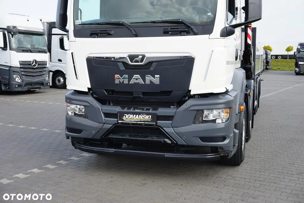 MAN TGS / 35.470 / E 6 / SKRZYNIOWY + HDS / FASSI F 545 / ŁAD. 13 105 KG / PILOT - 22