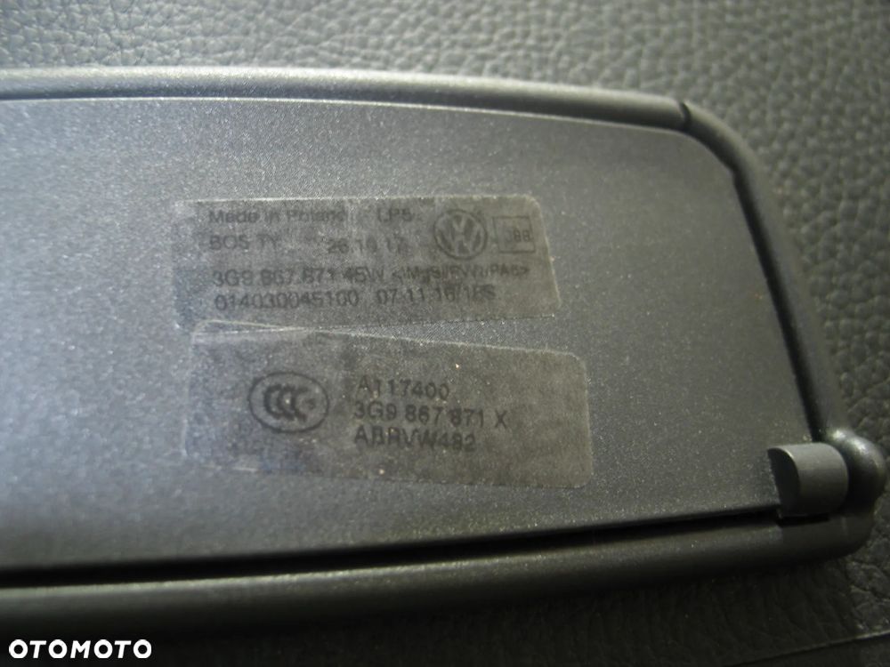 roleta bagaznika vw passat b8 14-23r. 3G9867871X orginal czarna - 10