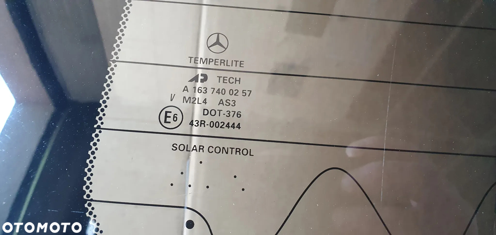 Klapa bagażnika tył tylna Mercedes ML W163 Lift 744 C744 - 8