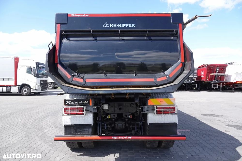 MAN TGS 41.460 / 8X8 / ​​​​BASCULĂ SPATE / MANUALĂ / HARDOX / KH-KIPPER / 2017 / - 17