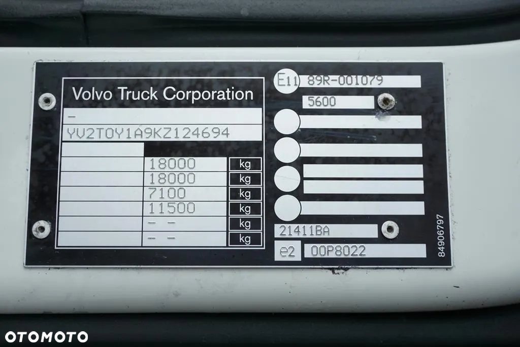 Volvo FL / 280 / EURO 6 / IZOTERMA + WINDA / 18 PALET / ŁAD. 9540 KG - 11